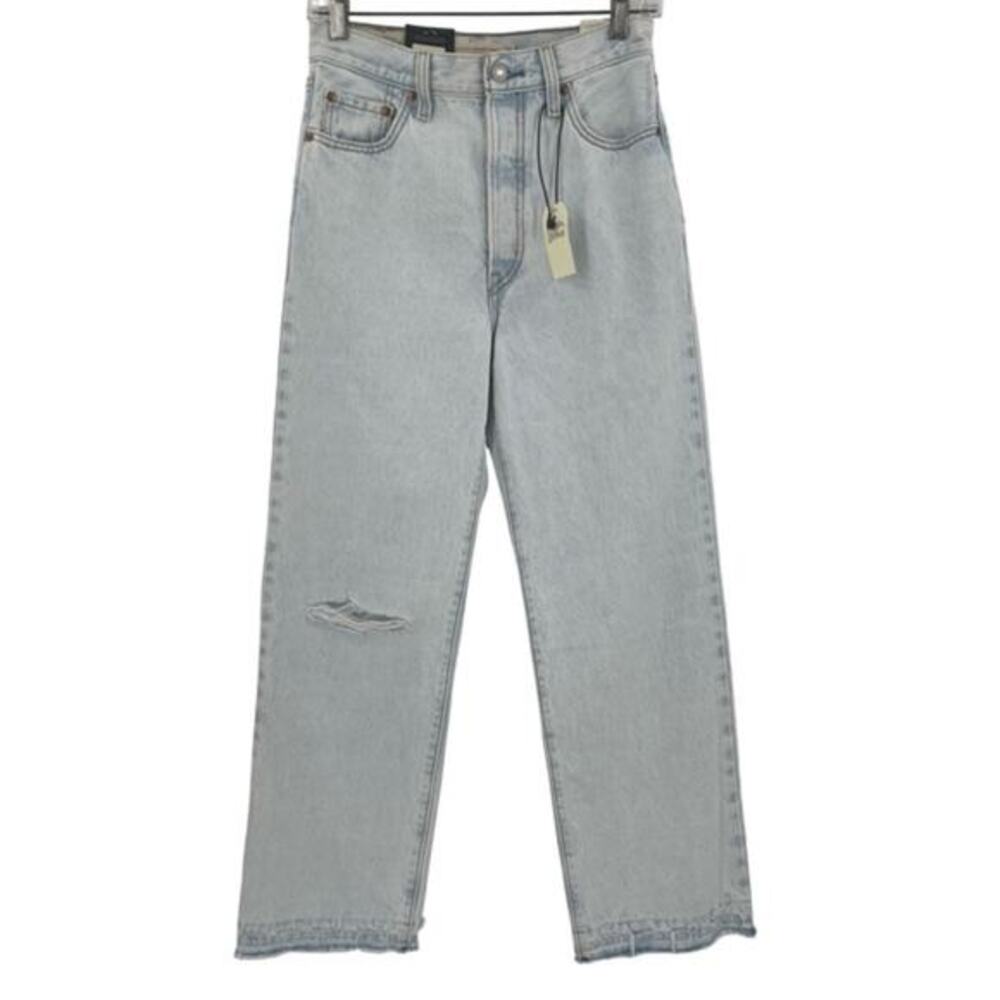 Levi's high-rise Ribcage Straight Ankle Jeans Classic Denim Size 26x27 26 x 27